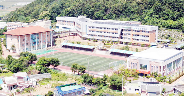 강진고등학교 전경